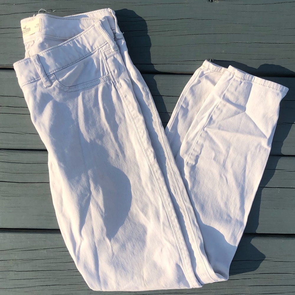 hollister | size 5 light tan skinny khaki pants